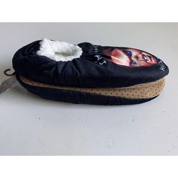 Fuzzy Babba Chucky Slipper Socks Men’s Size M/L 7.5-9.5 Non Skid Unisex NEW - Picture 9 of 13